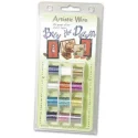 (image for) Artistic Wire - 24 Gauge "Buy The Dozen" 12 Assorted Silver Plated Color Spools