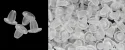 (image for) Plastic Earring Clutch - 4mm Bell Shape - 2,000 Pieces