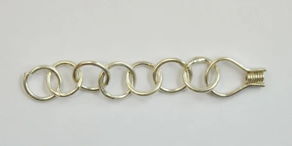(image for) Bali Silver Finding - Crimp End w/ Extender Links