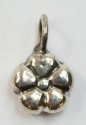 (image for) Bali Silver Drop - Small Stamped Flower
