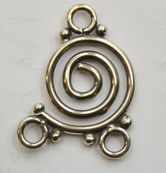 (image for) Bali Silver Multistrand - 2-1 Spiral Connector