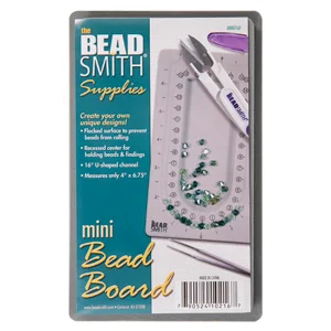 (image for) 4" x 6.75" Flocked Mini Bead Board. 16" U area for design