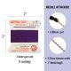 (image for) Silk Griffin Cord - Size 8 Amethyst. * 2 Meters with Twisted Wire Needle