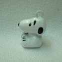 (image for) Enamel Bells-White Dog with Black Ears