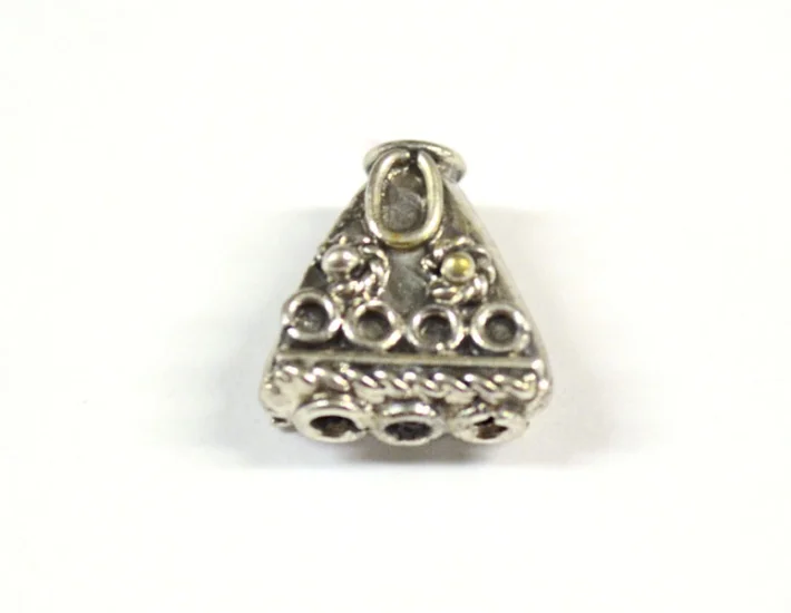 (image for) Bali Silver Multistrand - Small Decorative 3-1 Spacer Bead