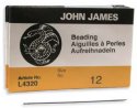 (image for) John James English Beading Needles- Size 12 Regular * 25 Needles