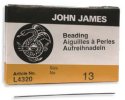 (image for) John James English Beading Needles- Size 13 Regular * 25 Needles
