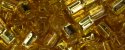 (image for) TOHO 4mm Cube Shape Seed Beads-Topaz Silver Lined