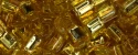 (image for) TOHO 4mm Cube Shape Seed Beads-Topaz Silver Lined