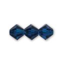(image for) Preciosa Crystal-4mm Bicone Blue Capri * 144 Pieces