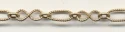 (image for) Handmade Java Brass Chain-Textured Figure 8 Chain