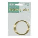 (image for) Memory Wire - Gold Plate -Round Bracelet, 1 3/4 Inch