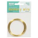 (image for) Memory Wire - Round Bracelet, 2 Inch - Gold Plate