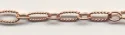 (image for) Handmade Java Copper Chain-Medium Textured Rectangular Chain