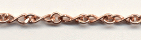 Handmade Java Copper Chain-Small Figure 8 Chain (image for) Handmade Java Copper Chain-Small Figure 8 Chain