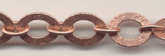 Handmade Java Copper Chain-Large Oval Flat Chain (image for) Handmade Java Copper Chain-Large Oval Flat Chain