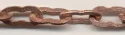 (image for) Handmade Java Copper Chain-Flattened Irregular Oval Chain