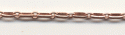 (image for) Handmade Java Copper Chain-Small Rounded Rectangular Chain