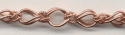 (image for) Handmade Java Copper Chain-Double Twisted Link Chain
