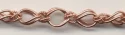 (image for) Handmade Java Copper Chain-Double Twisted Link Chain