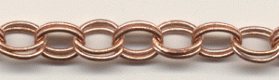 Handmade Java Copper Chain-Double Oval Link Chain (image for) Handmade Java Copper Chain-Double Oval Link Chain