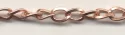 (image for) Handmade Java Copper Chain-Hammered Oval Link Chain