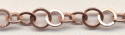 (image for) Handmade Java Copper Chain-Large Circle/Small Chain