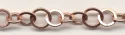 (image for) Handmade Java Copper Chain-Large Circle/Small Chain