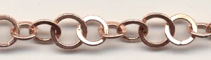 (image for) Handmade Java Copper Chain-Large Circle/Small Chain