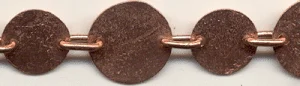 (image for) Handmade Java Copper Chain-Large Coin/Small Coin Chain