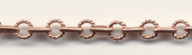 Handmade Java Copper Chain-Twisted Link Chain (image for) Handmade Java Copper Chain-Twisted Link Chain