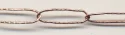 (image for) Handmade Java Copper Chain-Large Rectangular Textured Chain
