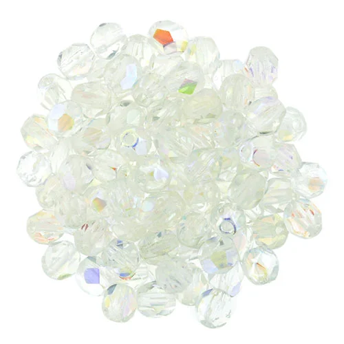 (image for) Czech Fire Polish 4mm-Crystal AB