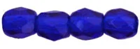 (image for) Czech Fire Polish 3mm-Cobalt Blue Transparent