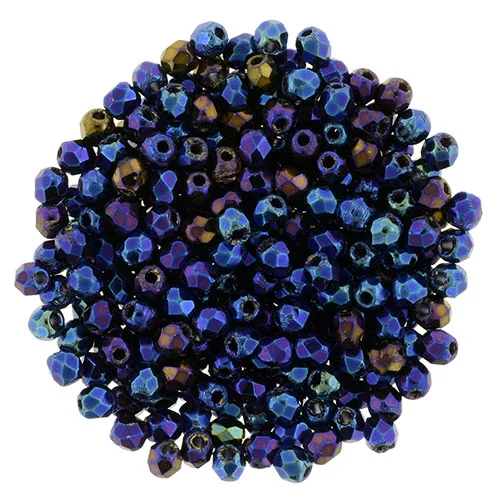 (image for) Czech Fire Polish 2mm-Iris Blue