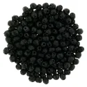 (image for) Czech Fire Polish 2mm-Jet Black Opaque