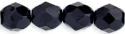 (image for) Czech Fire Polish 6mm-Jet Black Opaque