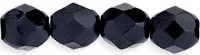 (image for) Czech Fire Polish 6mm-Jet Black Opaque
