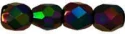 (image for) Czech Fire Polish 4mm-Jet AB 2X (Full AB Finish)