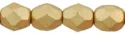 (image for) Czech Fire Polish 6mm-Matte Metallic Flax