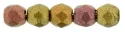 (image for) Czech Fire Polish 2mm-Matte Metallic Gold Copper Iris