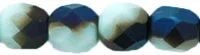 (image for) Czech Fire Polish 6mm-Opaque Pale Turquoise Blue Iris