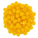 (image for) Czech Fire Polish 4mm-Opaque Sunflower Yellow