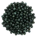 (image for) Czech Fire Polish 2mm-Polychrome Aqua Teal