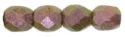 (image for) Czech Fire Polish 3mm-Polychrome Copper Rose