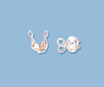 (image for) Sterling Silver - Clam Shell with 2 Rings
