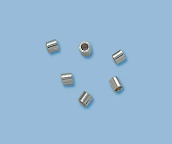 (image for) Sterling Silver - 2x2mm Crimp Tubes * Package of 10
