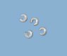 Sterling Silver Filled - 3mm Crimp Cover * Package of 10 (image for) Sterling Silver Filled - 3mm Crimp Cover * Package of 10