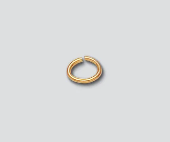 (image for) 14K Gold Filled - 4x6mm. 20.5 Gauge Oval Jump Rings * Package of 10