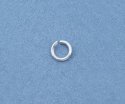 (image for) Sterling Silver - 3mm Jump Rings. 22 Gauge * 10 Pieces